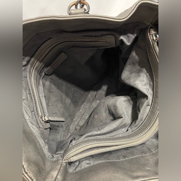 Womens Simply Vera Vera Wang Silver Gray Shoulder Bag great condition - Picture 9 of 11